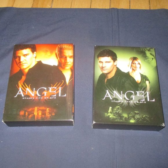Lot of Angel Season 4 to 5 DVD Box Sets (2003 to 2004) - Picture 1 of 3